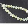 Natural Prehnite Faceted Trillion Beads Strand Length 8 Inches and Size 7.5mm approx.